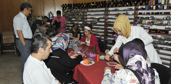 Kahramanmaraş’ta Engellilere Takı Tasarım Kursu