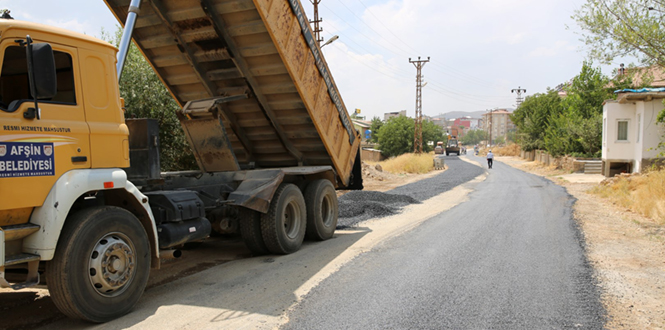 Afşin Belediyesi Asfalt Yama Çalışmaları Yapıyor