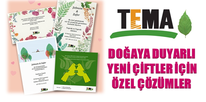 TEMA' dan  Evleneceklere Özel Çözümler