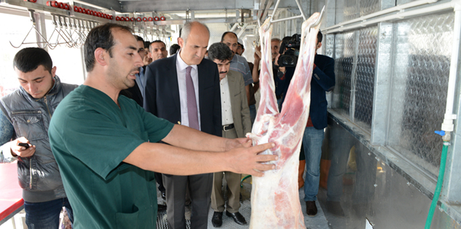 Kahramanmaraş'ta Mobil Kurban Kesimhanesi Hizmete Hazır