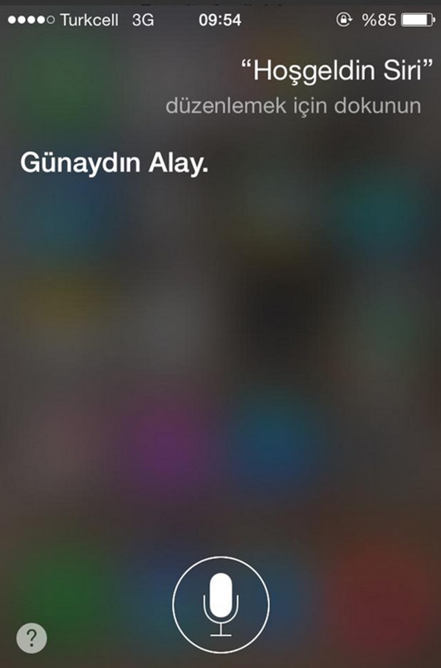 Siri Türkçe Kişisel Asistan (4)