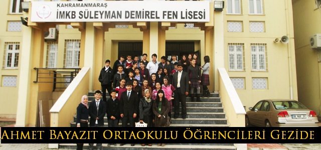 Ahmet Bayazıt Ortaokul 8. Sınıf Öğrencilerine Gezi Düzenlendi
