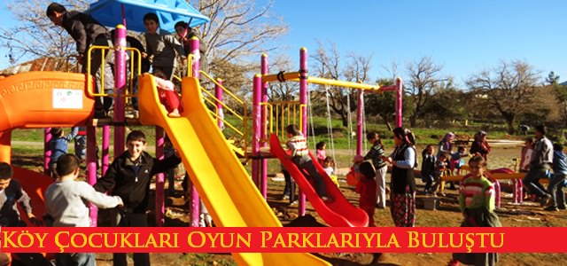 Köy Çocukları Oyun Parklarıyla Buluşuyor