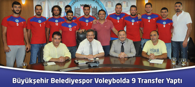 Kahramanmaraş Büyükşehir Belediyespor Voleybolda 9 Transfer Yaptı
