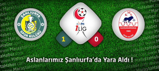 Şanlıurfaspor 1 – Kahramanmaraşspor 0 Gol ve maç özeti