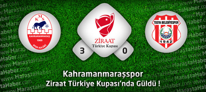 Kahramanmaraşspor 3 – Tosya Belediyespor 0 Maçın geniş özeti ve golleri