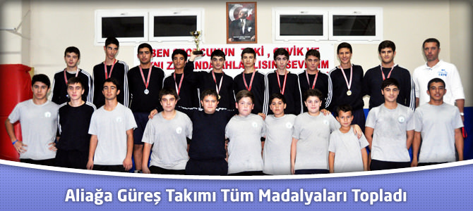 Aliağaspor Güreş Takımı Madalyaları Topladı