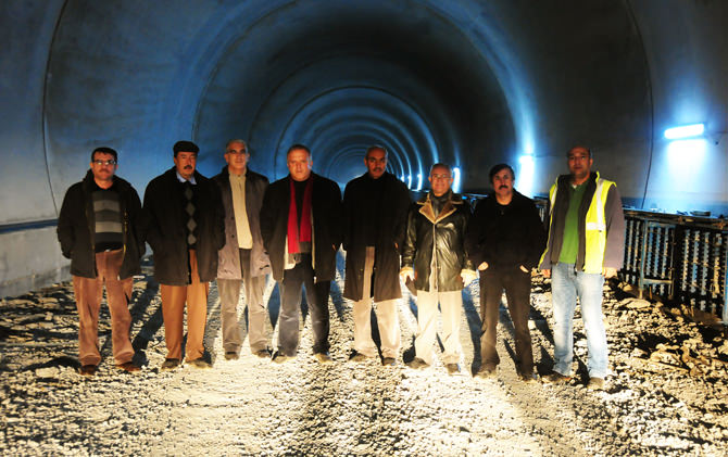 Başkan Fazlı Aydoğan Tünel Çalışmalarını Yerinde İnceledi