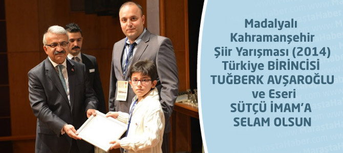 Madalyalı Kahramanşehir Şiir Yarışması (2014) Türkiye BİRİNCİSİ