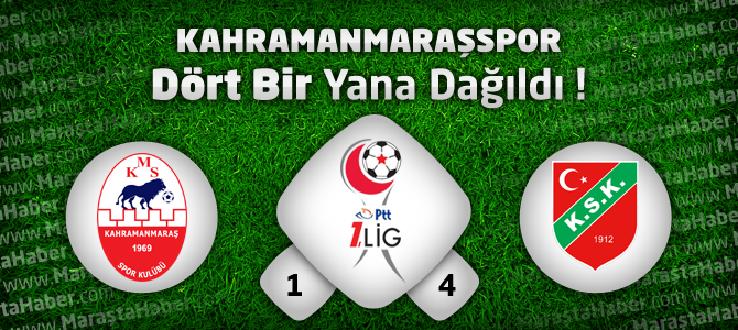 Kahramanmaraşspor 1 – Karşıyaka 4 Maçın özeti ve golleri TRT Spor
