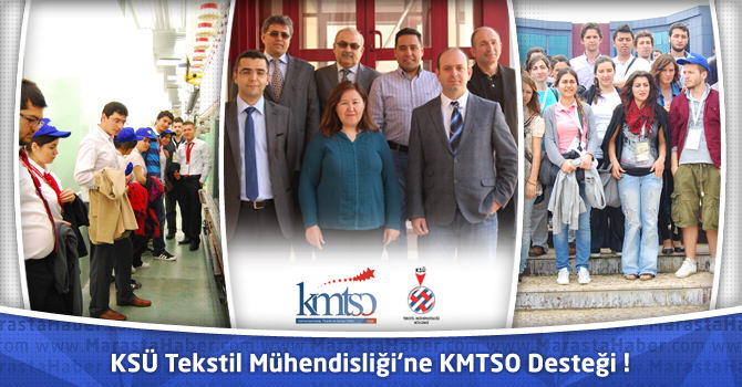 KSÜ Tekstil Mühendisliği’ne KMTSO Desteği !