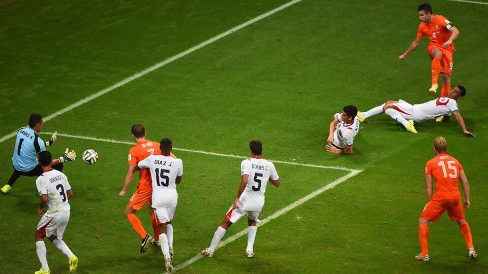 Dünya Kupası 2014-Hollanda Kosta Rika maç özeti ve goller (penaltı atışları)