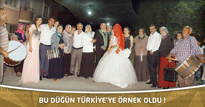 Bu Düğün Türkiye’ye Örnek Oldu