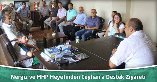 Nergiz ve MHP Heyetinden Ceyhan’a Destek Ziyareti