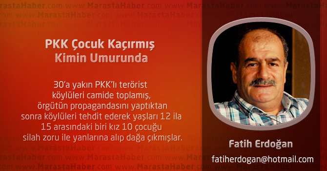 PKK Çocuk Kaçırmış Kimin Umurunda