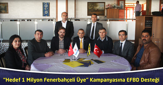 “Hedef 1 Milyon Fenerbahçeli Üye” Kampanyasına EFBD Desteği