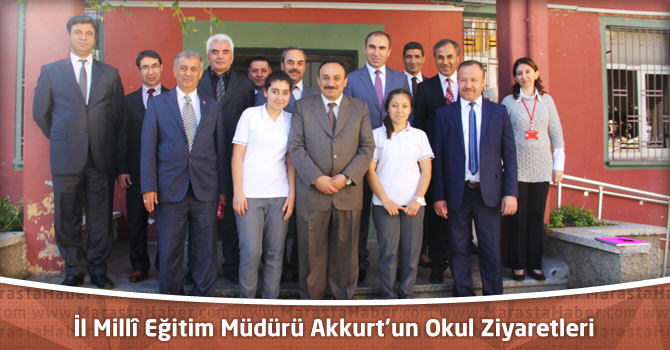 İl Millî Eğitim Müdürü Mehmet Emin Akkurt’un Okul Ziyaretleri