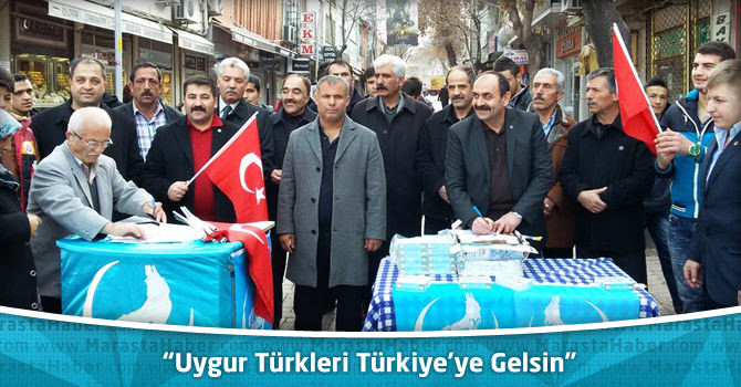 Ülkü Ocakları Uydur Türklerine Sahip Çıktı “Uygur Türkleri Türkiye’ye Gelsin”