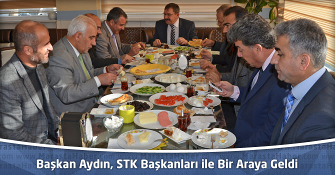 Göksun Belediye Başkanı Aydın, STK Başkanları ile Bir Araya Geldi