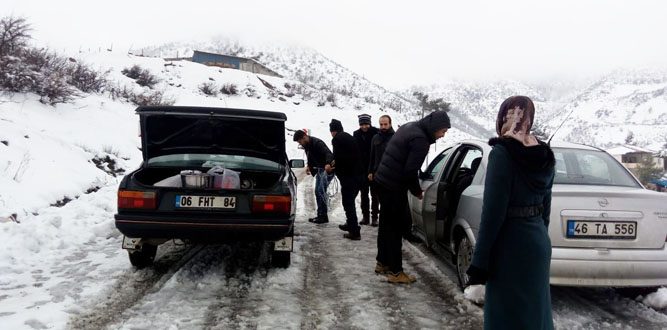 Çakıroğlu’nda Kar Eğitime Engel Olamıyor