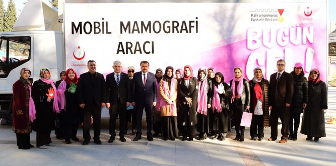 Erkoç,Mobil Mamografi Aracını Teslim Etti