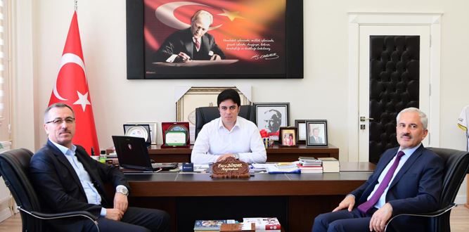 Başkan Güngör’den, Andırın’da Kaymakamlık Ve Belediyeye Ziyaret