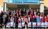 5 Nisan Ortaokulunda Türk Hava Yolları yetkilileri eğitim verdi