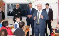Kahramanmaraş’ta 2. Dönemin ilk zil ziyareti  Cahit Zarifoğlu İlkokuluna yapıldı.