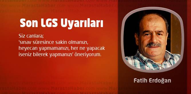 Erdoğan’dan Son LGS Uyarıları