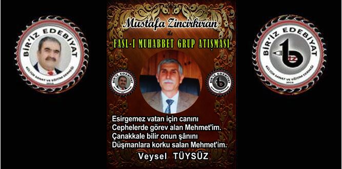 Mehmet’im(Asker)  Konulu Fasl-I Muhabbet Şiir Seçkisi