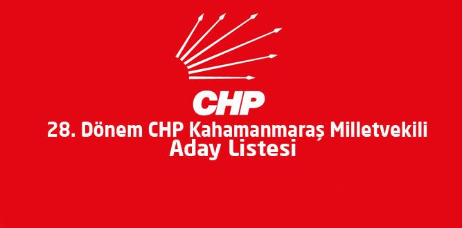 Kahramanmaraş CHP milletvekili adayları belli oldu
