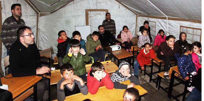 Mehmet Akif İnan İHO’da Depremzede Çocuklara Etkinlik Çalışmaları