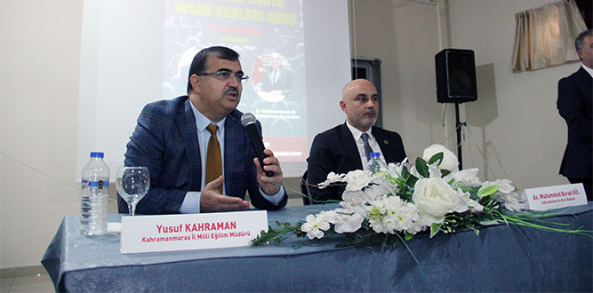 10 Aralık İnsan Hakları Günü nedeniyle Baro Başkanı Av. Muhammed Burak Gül, konferans verdi.